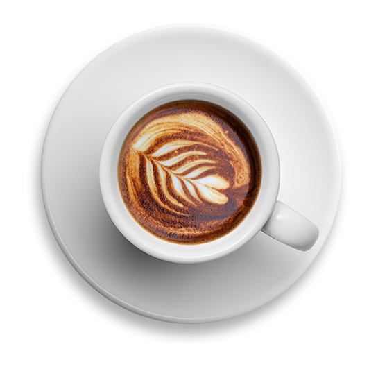 Top-View-Cappuccino-Transparent-Images